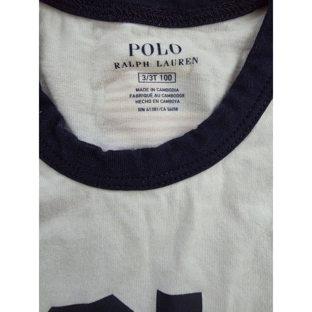 Polo Sport Ralph Lauren Stadium Tank Top Shirt 3T  White A001450 - Picture 2 of 5